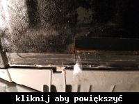 Zmywarka Bosch SMV 50D10EU - Wyciek z boku zmywarki Zmywarka Bosch SMV 50D10EU - Wyciek z boku zmywarki