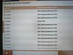 Peugeot 508 2015 2.0 - Błędy w sterownikach, hamulec postojowy, ABS, ESP, skrzynia hybryda