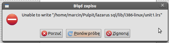 Lazarus: Kompilacja kodu z Windows na Linux i odwrotnie - błędy kompilacji