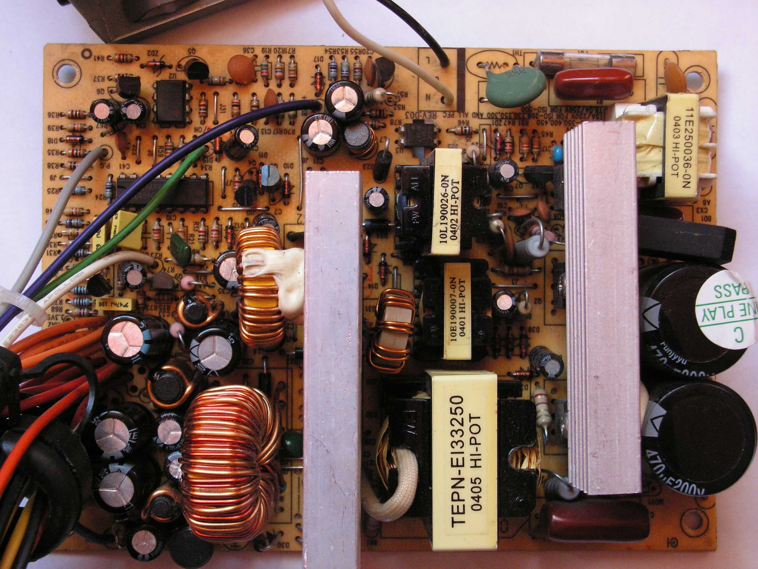 Chłodzenie i naprawa zasilacza ATX Gentle model GS-350ATX