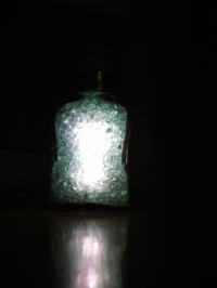 Nieco inna lampka RGB - kostki szklane w karafce