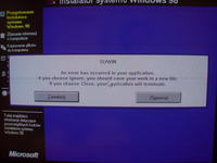 Problem z instalacją systemu Windows 98SE Problem z instalacją systemu Windows 98SE