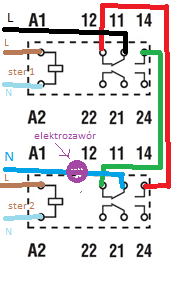 Podwójne sterowanie zaworem elektromagnetycznym do wody
