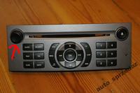 peugot 407 2005r popsuty włącznik radia