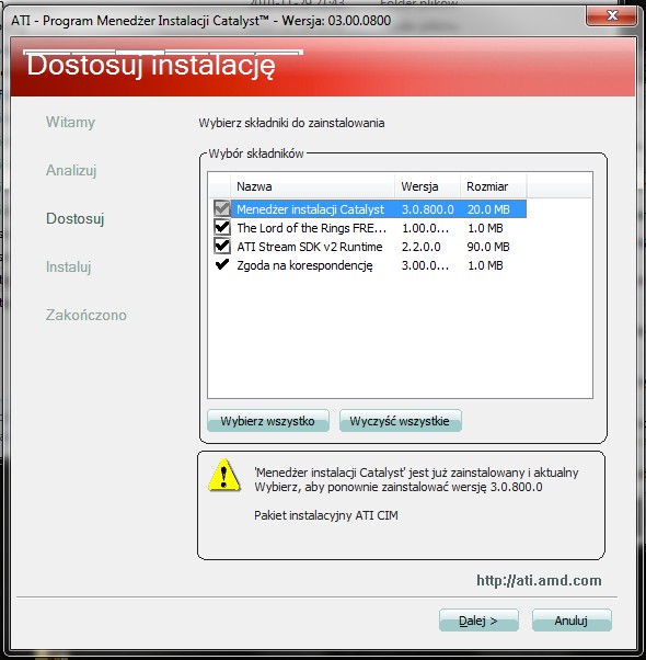 ATI Radeon Mobility HD2600 - Problem z modowanymi sterownika ATI Radeon Mobility HD2600 - Problem z modowanymi sterownika