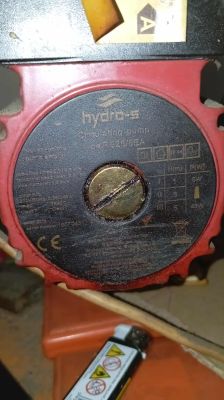 Pompa cyrkulacyjna Hydro-S z oznaczeniem S25/6EA sfotografowana z bliska
