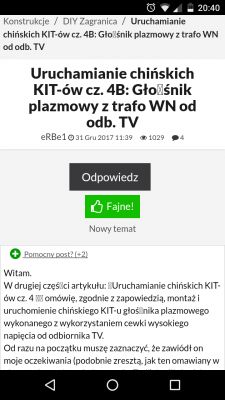 Uruchamianie chińskich KIT-ów cz. 4B: Głośnik plazmowy z trafo WN od odb. TV