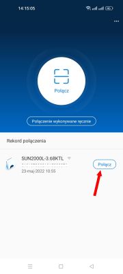 Jak połączyć się z falownikiem SUN2000 przez aplikację FusionHome?