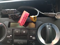 Audi A3 8P concert 2 CD - podłączenie radia Pioneer