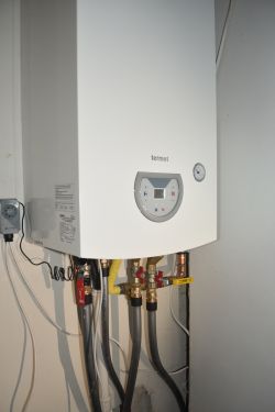 Dual-function ovens, e.g. Termet ecocondens, reduced temperature setting