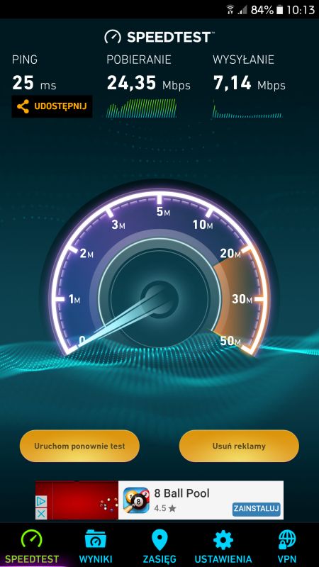 Niska prędkość internetu T-mobile do 20 Mb/s na routerze Huawei B525 - co robić?