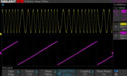 Dwukanałowy generator DDS 600kHz na ESP32 Dwukanałowy generator DDS 600kHz na ESP32