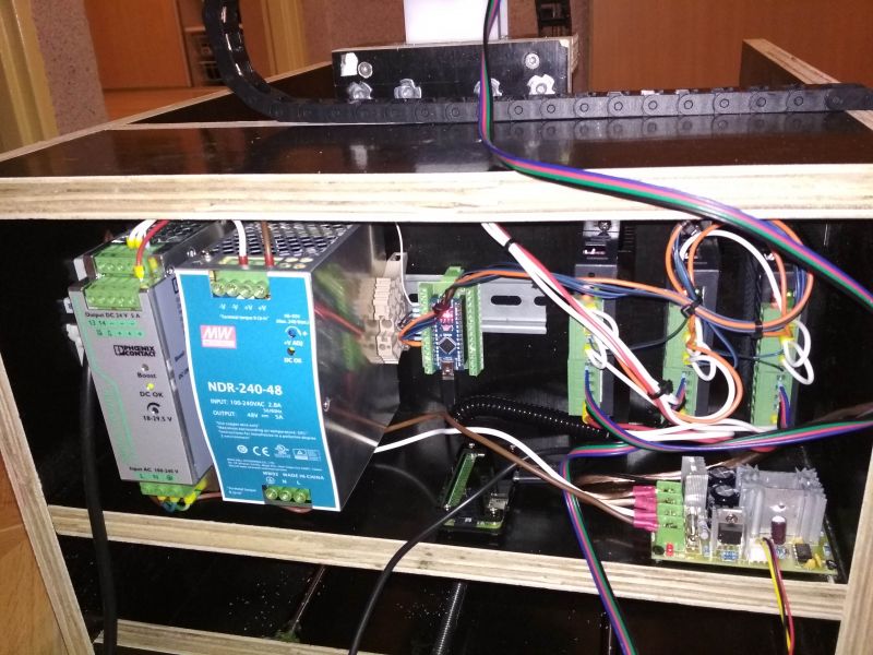 Frezarka CNC - drewniak GRBL, Arduino, Rasp Pi Zero Frezarka CNC - drewniak GRBL, Arduino, Rasp Pi Zero
