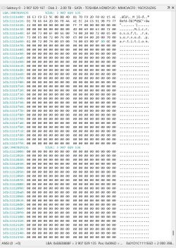[SOLVED]Toshiba HDWD120 2TB - po inicjalizacji nieprzydzielony, jak odzyskać partycję