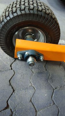 Wózek transportowy - przeróbka na elektryczny, prośba o pomoc w doborze napędu Wózek transportowy - przeróbka na elektryczny, prośba o pomoc w doborze napędu