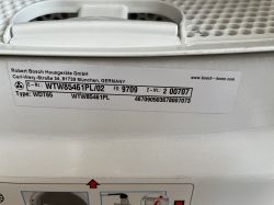 Bosch WTW85461PL/02 seria 6 - nie startuje program Bosch WTW85461PL/02 seria 6 - nie startuje program