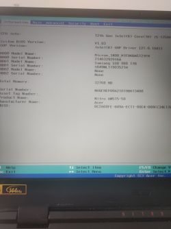 Acer Nitro 5 boot loop - Blue screen, restarty i nieprawidłowy czas w BIOS-ie