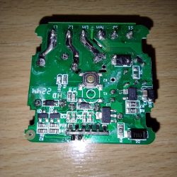 2CH Mini Relay PCB PCB of a 2CH mini relay with electronic components.