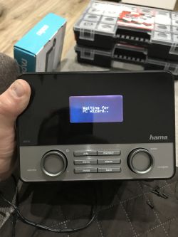 Hama IR110 - Jak usunąć komunikat Waiting for PC Wizard?