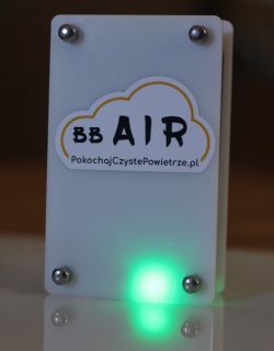 Precyzyjna stacja rejestracji PM z Raspberry i BBair