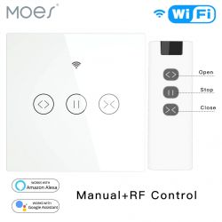 Zintegrowane sterowanie roletami: WiFi, pilot RF, przycisk lokalny i centralny