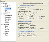 Putty nie wysyła kodu backspace podczas komunikacji z portem COM - jak to naprawić?