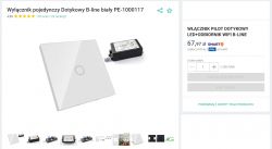 Zestaw RF pilot "włącznik" na baterie i przekaźnik do schowania w puszce (niby WiFi?)