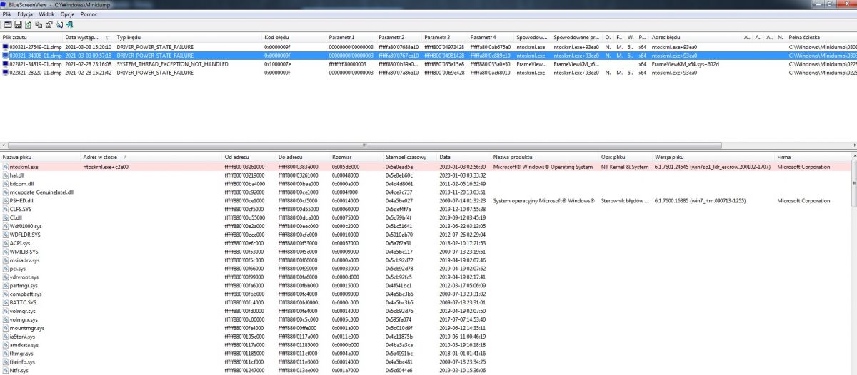 driver power state failure lenovo