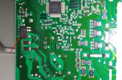 Siemens IQ100 - Brak reakcji, napięcie na programatorze, osmolone miejsca, wymiana modułu
