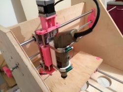 Prosta frezarka CNC sklejkowo-drukowana3D Prosta frezarka CNC sklejkowo-drukowana3D