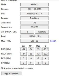 Huawei B315s-22 Router Settings: Optimize LTE Internet Range on T-Mobile at Turku Radiant Street