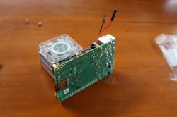Active cooling for the Raspberry Pi 4 minicomputer