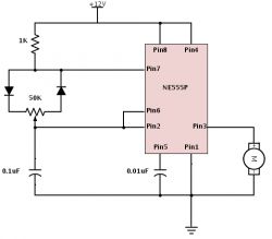 PWM 200 Hz z regulacją wypełnienia na NE555 lub innym układzie
