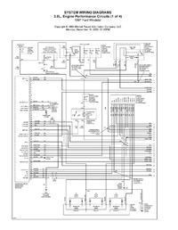 Ford Windstar - Schemat zasilania cewki zapłonowej.