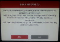 Tuner ADB 2850ST - Jak ustawić dostęp do internetu