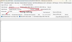 BK7231 Easy UART Flasher interface with COM9 port and selected firmware for flashing.