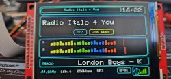 Internet radio and audio file player on ESP32-S3