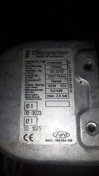 FORD Connect 2007 - Czy można odpalić dogrzewacz D5WZ na stole?