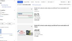 NOKIA - BB5 SL3 20 znakowe kody: Poszukiwanie serwisu do odblokowania starych modeli
