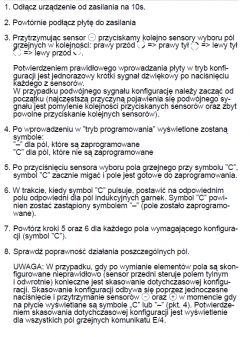 Gorenje MEKI610I- Na wyświetlaczu miga F i F5. Jak zaprogramować płyte?