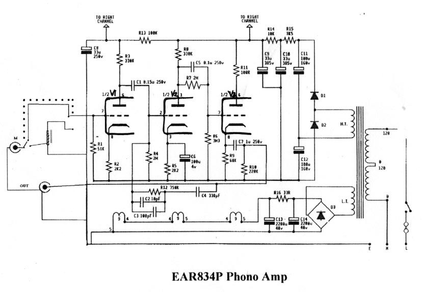 Ear 834 схема