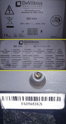 DeVilbiss 525 KS - Koncentrator tlenu. Prośba o porady.