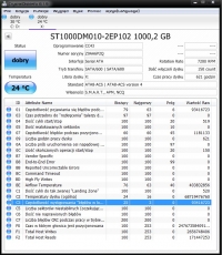 Analiza SMART dysku Seagate 1TB - dziwne kliknięcia podczas bezczynności