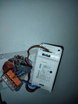Sonoff Basic R2 - podłączenie do sterowania oświetleniem
