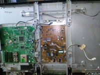 Toshiba 32av500p - zwarcie w przetwornicy zasilania świetlówek Toshiba 32av500p - zwarcie w przetwornicy zasilania świetlówek