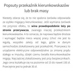 Peugeot 407sw Hdi 2007r: Lokalizacja przekaźnika i bezpiecznika kierunkowskazów