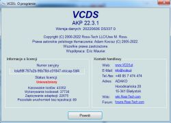 Program diagnostyczny VCDS unieważniony przez połączenie z internetem