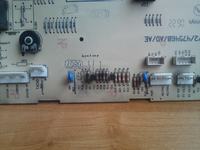 BEKO WML 25080 M - Schemat elektryczny, spalone oporniki na płycie głównej