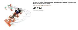 Moduł przedwzmacniacza LM1036 z potencjometrami i kondensatorami