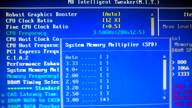 Intel E5200 - E5200 , GA-P35, DDR2 1066 - brak stabilności